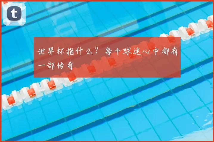 世界杯指什么？每个球迷心中都有一部传奇