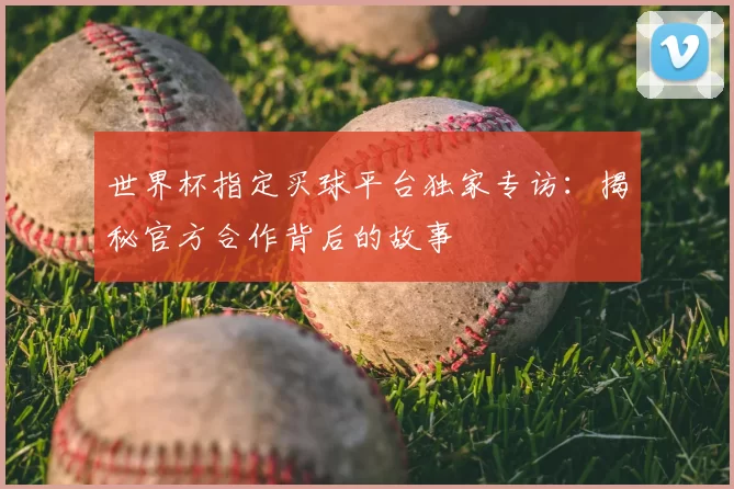 世界杯指定买球平台独家专访：揭秘官方合作背后的故事