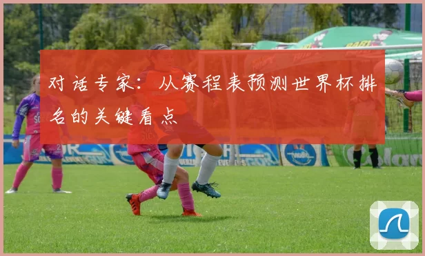 对话专家：从赛程表预测世界杯排名的关键看点