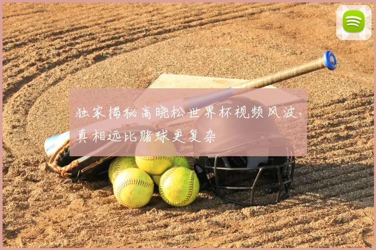 独家揭秘高晓松世界杯视频风波,真相远比赌球更复杂